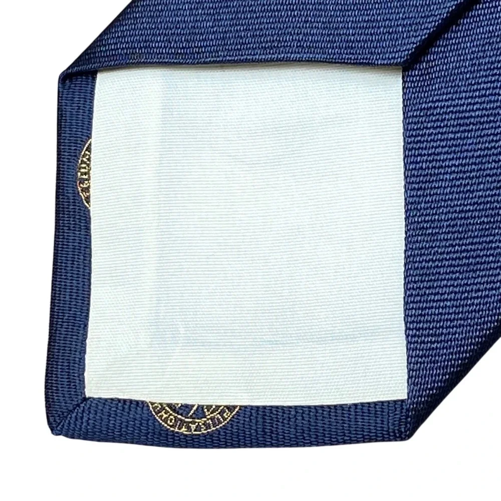 Ben Silver Durham University Silk Tie Collegium Dunelmense Castle Crested